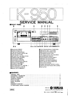 Yamaha K-950 - Service Manual